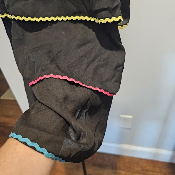 Andree by Unit Black Ruffle Layered Tank Top NWT - Picture 2 of 3